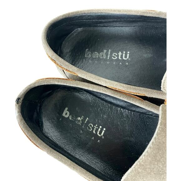 Bed Stu Armstrong Suede Loafers Taupe Men’s 8.5 Casual Comfort Lightweight - Picture 7 of 10